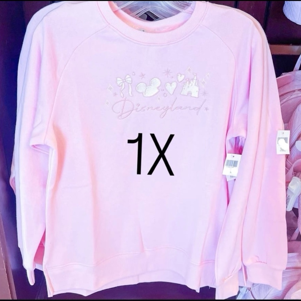 Disneyland Pink Sweatshirt 1X